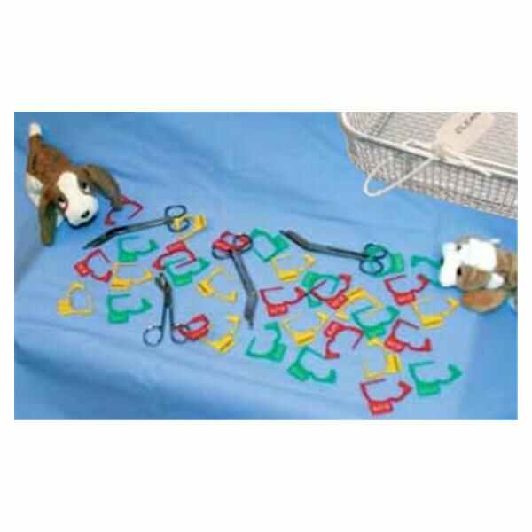 Tag Instrument Repair Snap-Loks Plastic Red 100/Pk